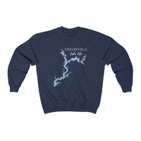 Shelbyville Lake Life - Unisex Heavy Blend™ Crewneck Sweatshirt - Illinois Lake