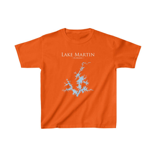 Lake Martin Alabama - Kids Heavy Cotton Youth Tee - Alabama Lake