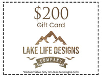 Lake Life Designs Gift Card!