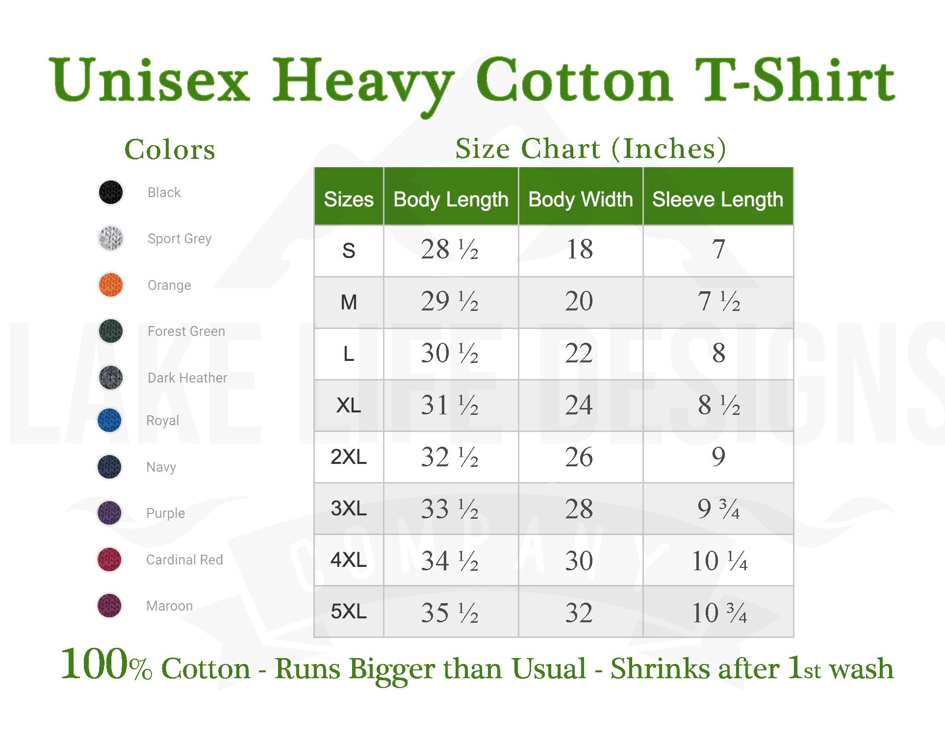 Texoma Lake Life Heavy Cotton Tee - Texas and Oklahoma Lake