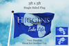 Higgins Lake Life Flag - Durable and Vibrant Lake Life Flag - Michigan Lake