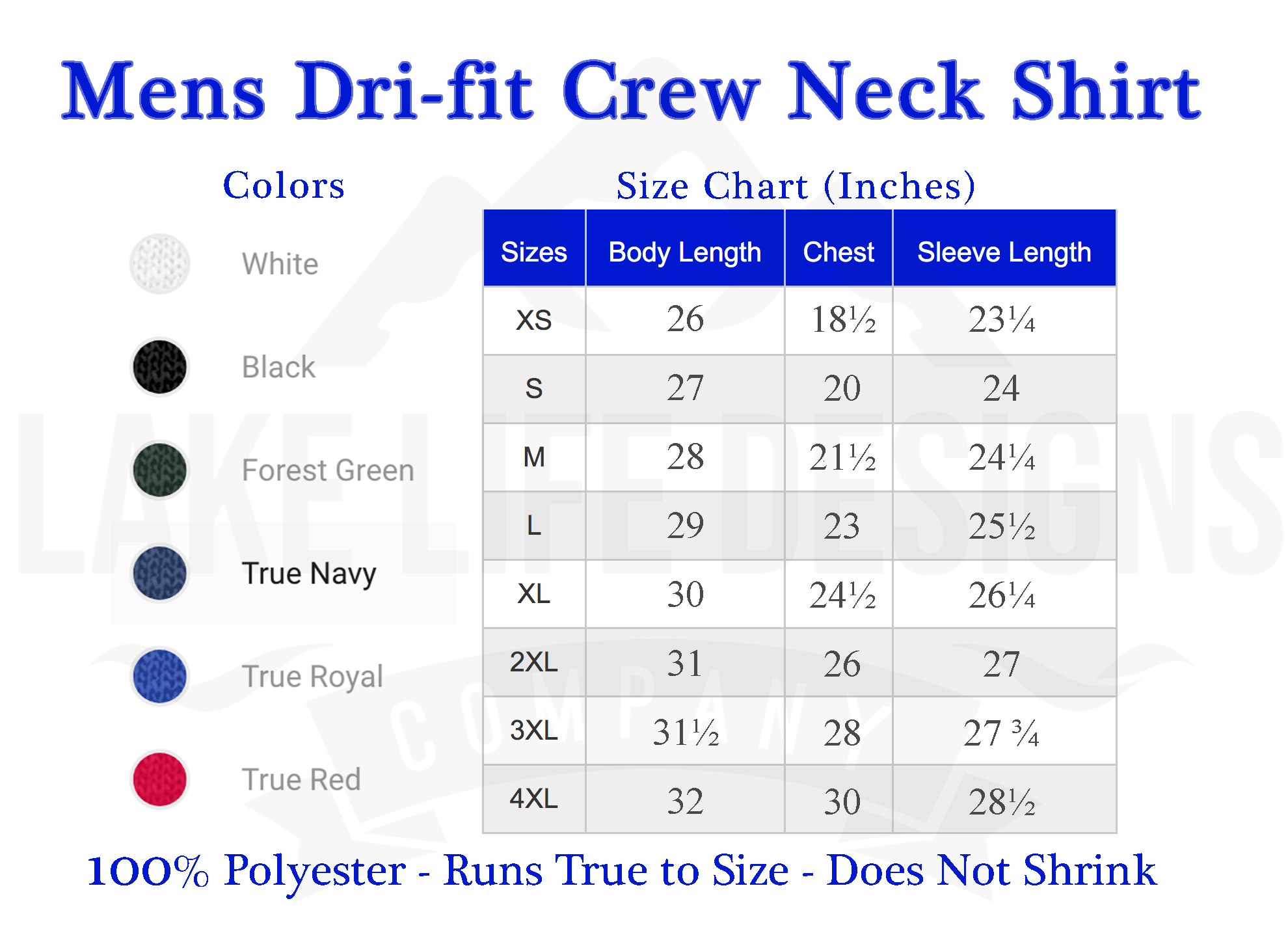 Indian Lake Life Dri-fit Boating Shirt - Breathable Material- Men's Long Sleeve Moisture Wicking Tee - Ohio Lake