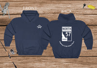 Highway 57 North - Highway to my Happy Place - Priest Lake Hoodie Sweatshirt - Idaho Lake