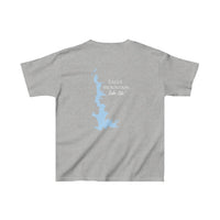 Eagle Mountain Lake Youth Shirt - Kids Heavy Cotton Tee - Texas Lake