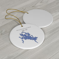Winnipesaukee Lake Life Ceramic Ornament - Classic Christmas Ornaments -  New Hampshire Lake