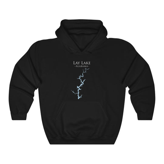 Lay Lake Hoodie Sweatshirt - Alabama Lake