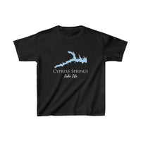 Cypress Springs Lake Life - Youth - Kids Heavy Cotton Tee - Texas Lake
