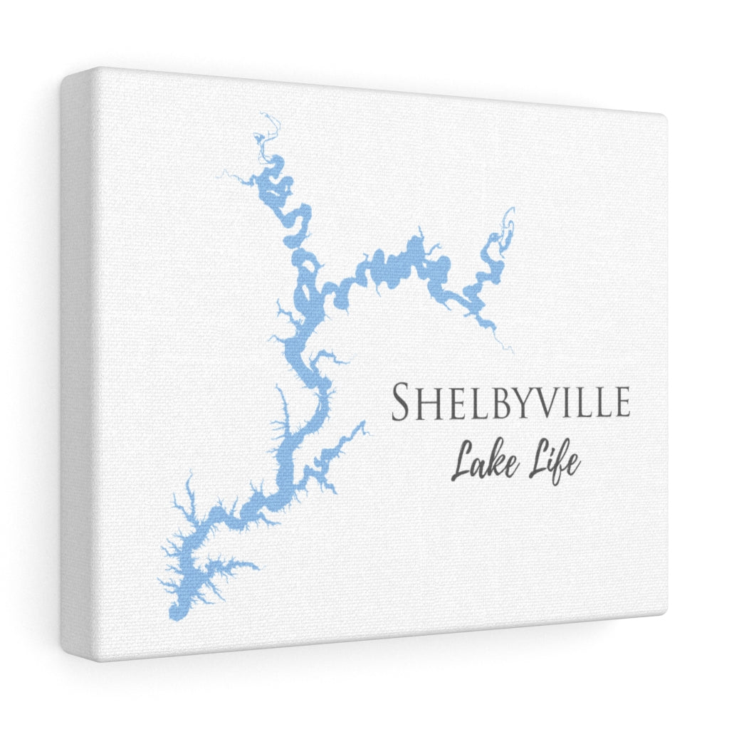 Shelbyville Lake Life  - Canvas Gallery Wrap - Canvas Print - Illinois Lake