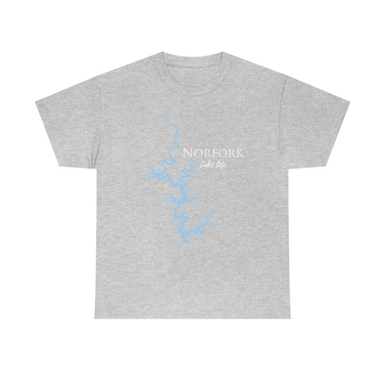 Norfork Lake Life Heavy Cotton Tee - Arkansas and Mississippi Lake