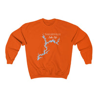 Shelbyville Lake Life - Unisex Heavy Blend™ Crewneck Sweatshirt - Illinois Lake