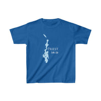 Priest Lake - Kids Heavy Cotton Youth Tee - Idaho Lake