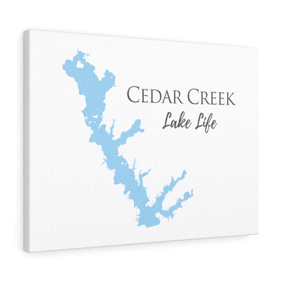 Cedar Creek Lake Life - Canvas Gallery Wrap - Canvas Print - Texas Lake