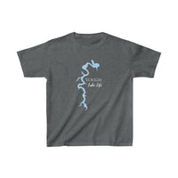 Yough Lake Life - Kids Heavy Cotton Youth Tee - Youghiogheny Lake - Maryland Lake
