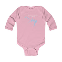 Buggs Island Baby Onsie! Kerr Lake Infant Long Sleeve Bodysuit - Virginia North Carolina Lake