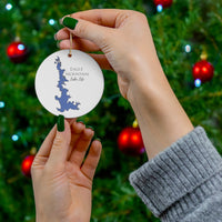 Eagle Mountain Lake Life Ceramic Ornament - Classic Christmas Ornaments -  Texas Lake