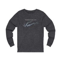 Norris Lake Life - Unisex Cotton Jersey Long Sleeve Tee - Tennessee Lake