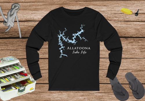 Allatoona Lake Life Unisex Cotton Jersey Long Sleeve Tee - Georgia Lake