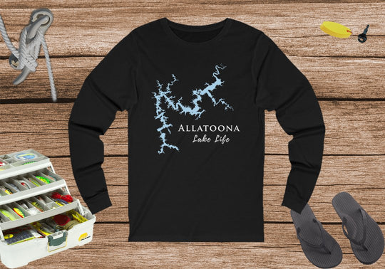 Allatoona Lake Life Unisex Cotton Jersey Long Sleeve Tee - Georgia Lake