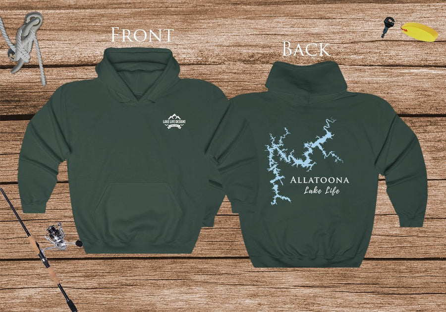 Allatoona Life Hoodie - BACK PRINTED - Sweatshirt - Georgia Lake