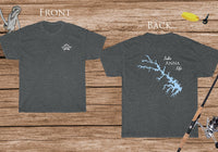 Lake Anna Life - Cotton Short Sleeved - FRONT & BACK PRINTED - Short Sleeved Cotton Tee - Virginia Lake