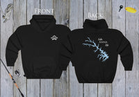 Lake Anna Life Hoodie - Front & Back Printed - High Quality Lake Life Hooded Sweatshirt - Heavy Hooded Sweatshirt - Virginia Lake