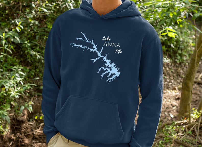 Lake Anna Life Hoodie Sweatshirt - Virginia Lake