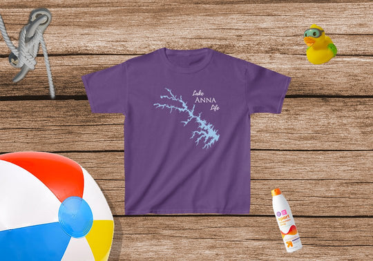 Lake Anna Life - Kids Heavy Cotton Tee - Virginia Lake