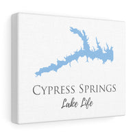 Cypress Springs Lake Life - Canvas Gallery Wrap - Canvas Print - Texas Lake