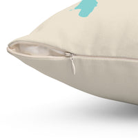 Priest Lake Life Spun Polyester Square Pillow - Idaho Lake