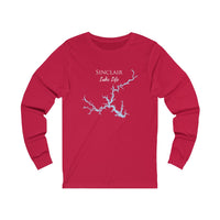 Sinclair - Lake Life Unisex Cotton Jersey Long Sleeve Tee - Georgia Lake