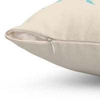 Bob Sandlin - Spun Polyester Square Pillow - Texas Lake