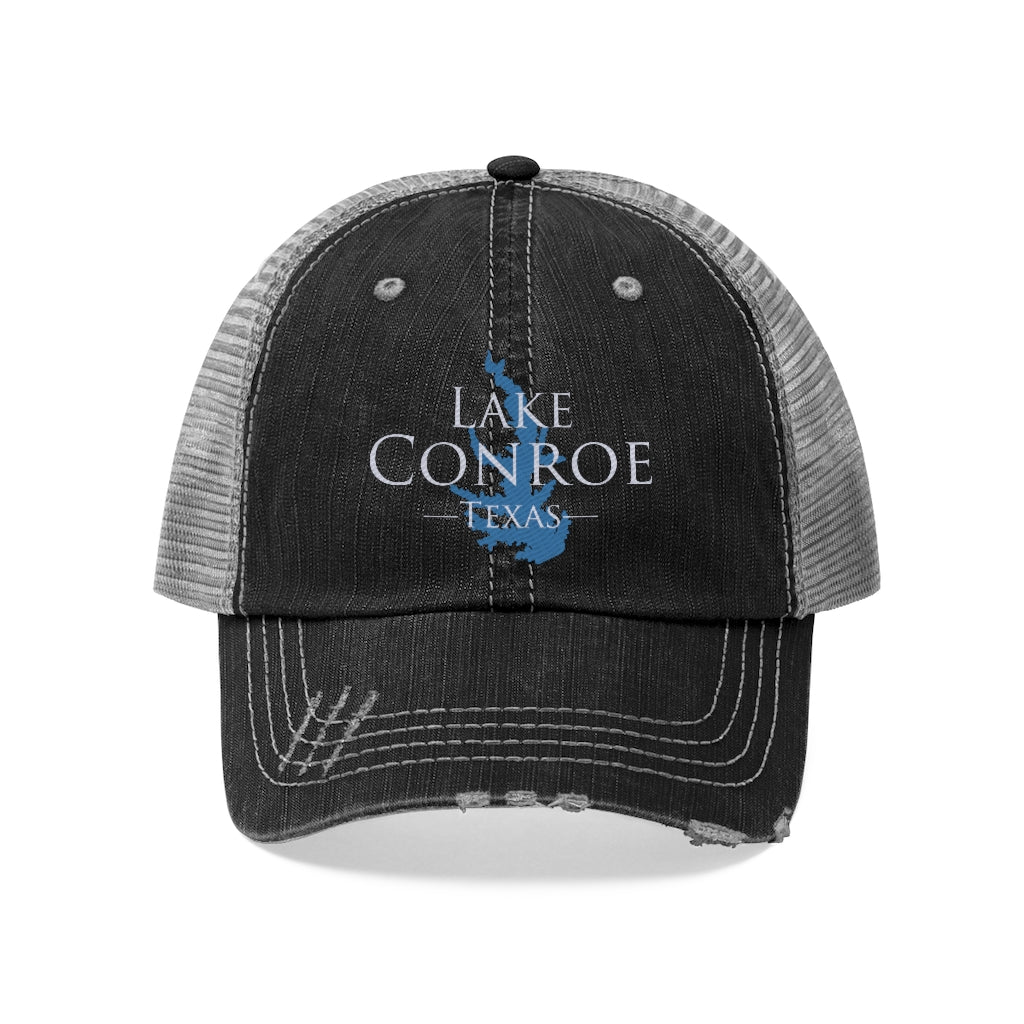 Lake Conroe Texas Trucker Hat - Texas Lake