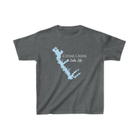 Cedar Creek Lake Life - Kids Heavy Cotton Tee - Texas Lake