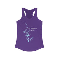 Norfork Lake Life - Women's Ideal Racerback Tank - Arkansas & Missouri Lake