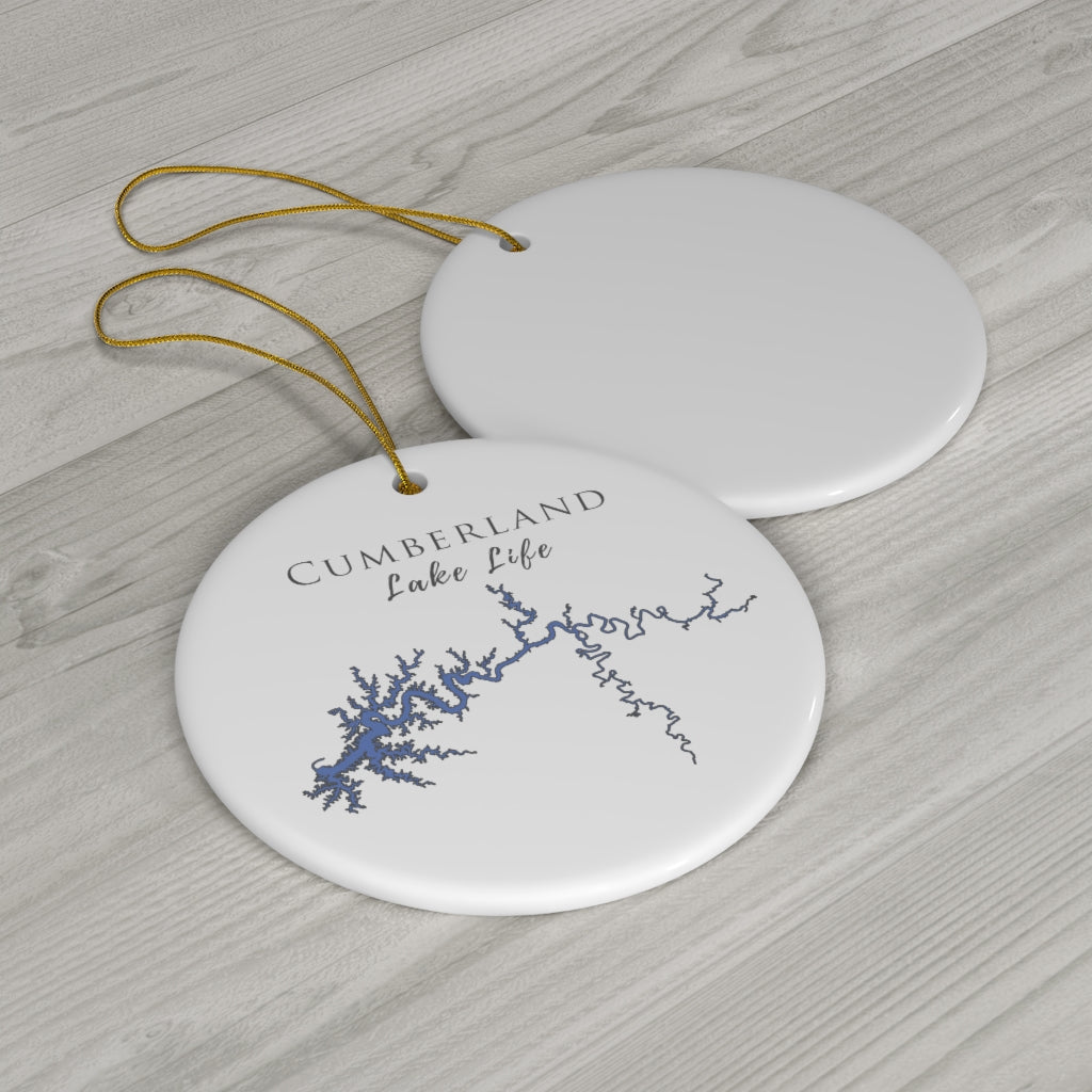 Cumberland Lake Life Ceramic Ornament - Classic Christmas Ornaments -  Kentucky & Tennessee Lake