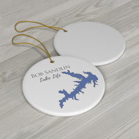 Bob Sandlin Lake Life Ceramic Ornament - Classic Christmas Ornaments -  Texas Lake