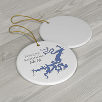 Possum Kingdom Lake Life Ceramic Ornament - Classic Christmas Ornaments -  Texas Lake