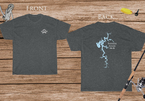 Barren River Lake Life - Cotton Short Sleeved - FRONT & BACK PRINTED - Short Sleeved Cotton Tee - Kentucky Lake