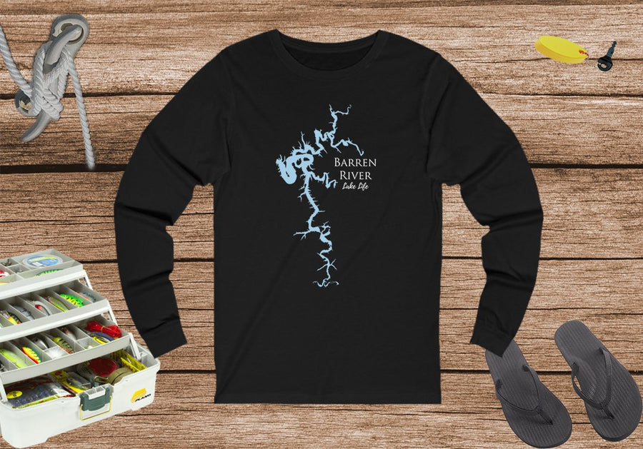 Barren River Lake Life - Unisex Cotton Jersey Long Sleeve Tee - Kentucky Lake