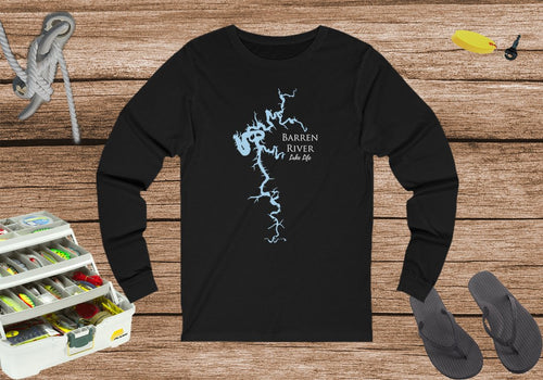 Barren River Lake Life - Unisex Cotton Jersey Long Sleeve Tee - Kentucky Lake