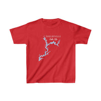 Shelbyville Lake Life - Kids Heavy Cotton Regular Fit Tee - Illinois Lake