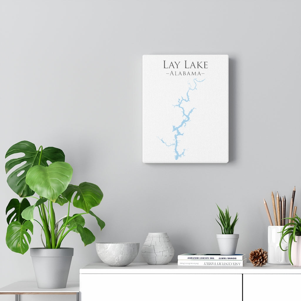 Lay Lake Alabama - Canvas Gallery Wrap - Canvas Print - Alabama Lake