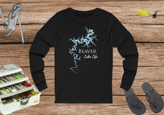 Beaver Lake Life Unisex Cotton Jersey Long Sleeve Tee - Arkansas Lake