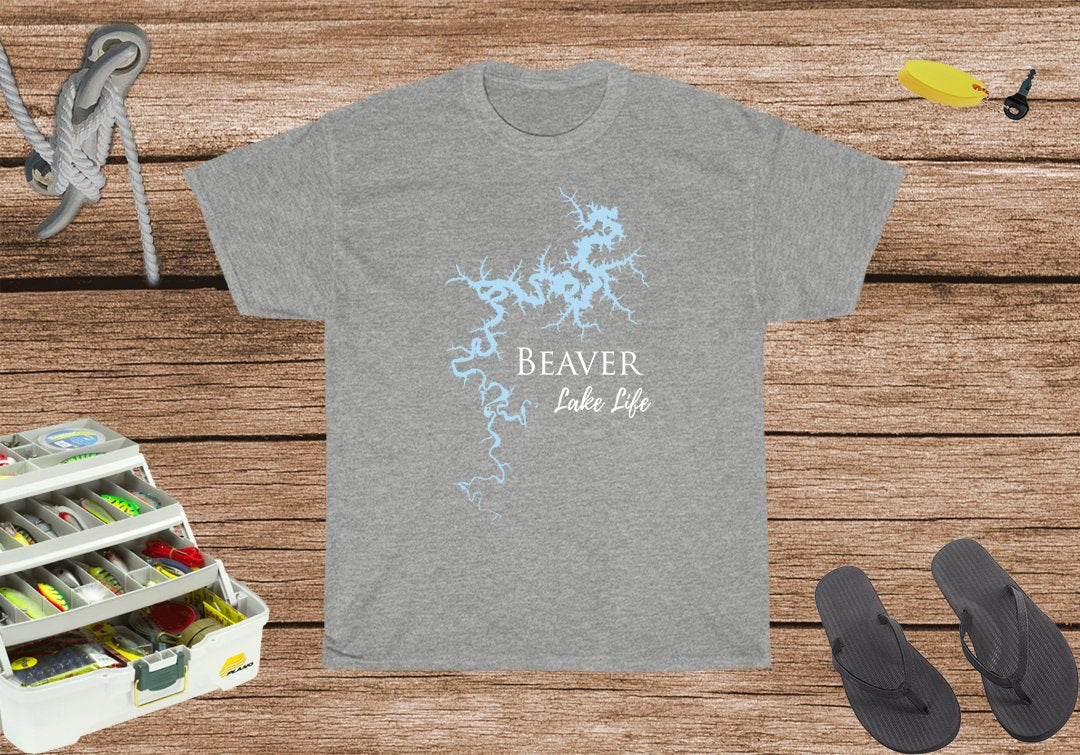 Beaver Lake Life Heavy Cotton Tee - Arkansas Lake