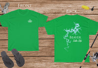Beaver Lake Life Heavy Cotton Tee - BACK PRINTED -  Lake Beaver - Arkansas Lake