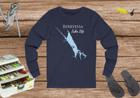Berryessa Lake Lake Life Unisex Cotton Jersey Long Sleeve Tee - California Lake