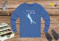 Berryessa Lake Lake Life Unisex Cotton Jersey Long Sleeve Tee - California Lake