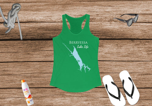 Berryessa Lake Life Women's Ideal Racerback Tank - California Lake