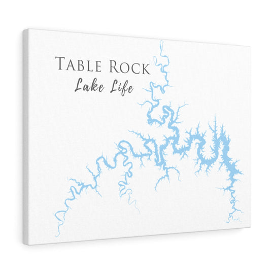 Table Rock Lake Life  - Canvas Gallery Wrap - Canvas Print - Missouri and Arkansas Lake