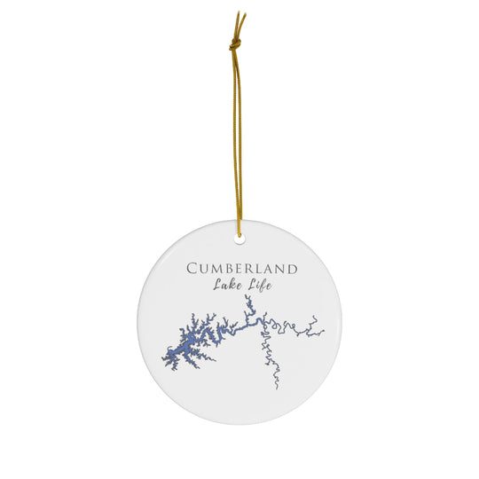 Cumberland Lake Life Ceramic Ornament - Classic Christmas Ornaments -  Kentucky & Tennessee Lake